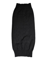 Dolce & Gabbana Black Cashmere Knitted Neck Warmer Foulard Scarf -   -  Dolce & Gabbana.